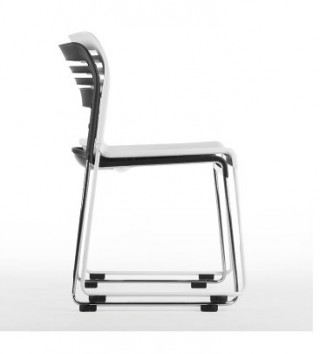 Metal Legs Plastic Stacking Chair - SC078 | Stackable